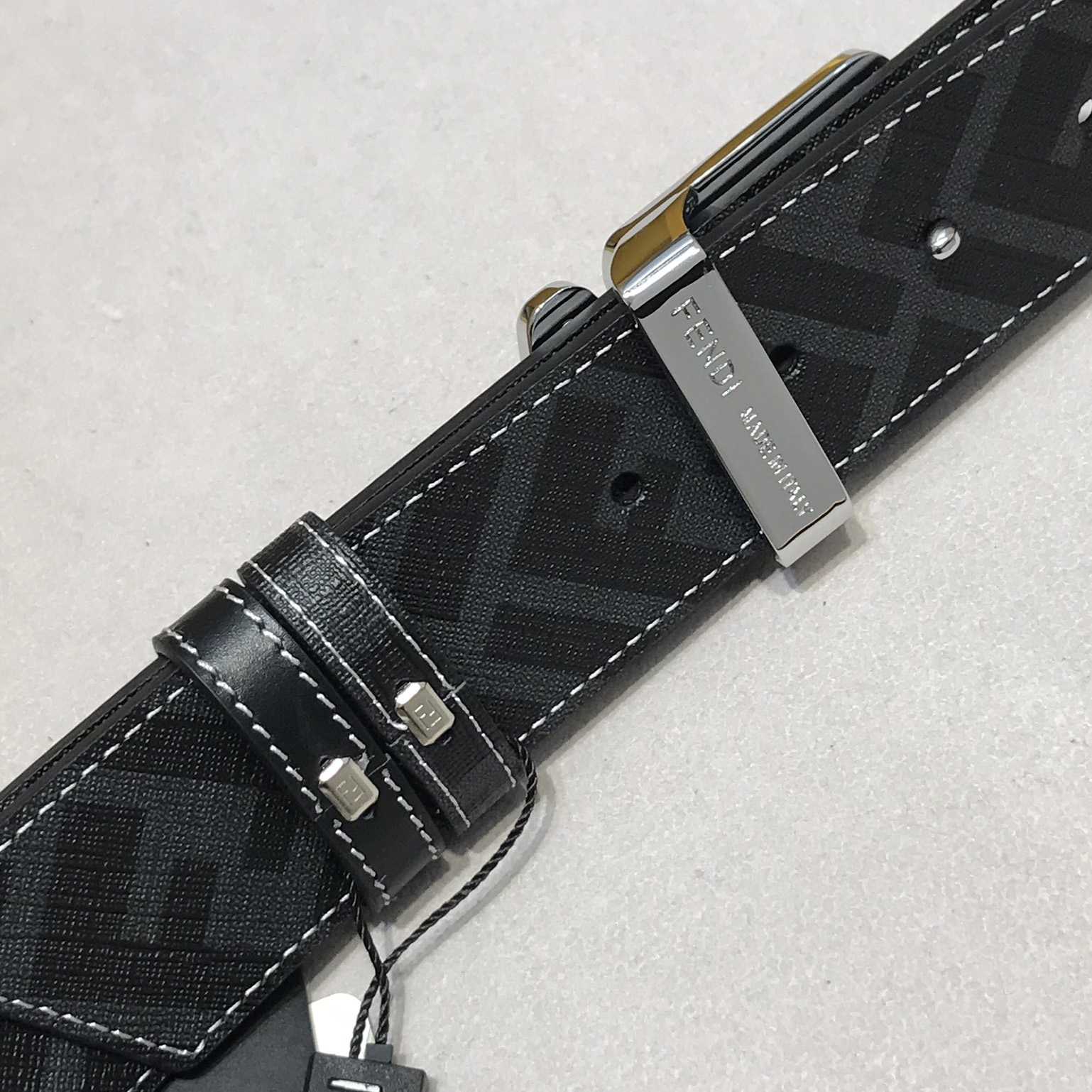 Fendi Black Leather Belt - DesignerGu