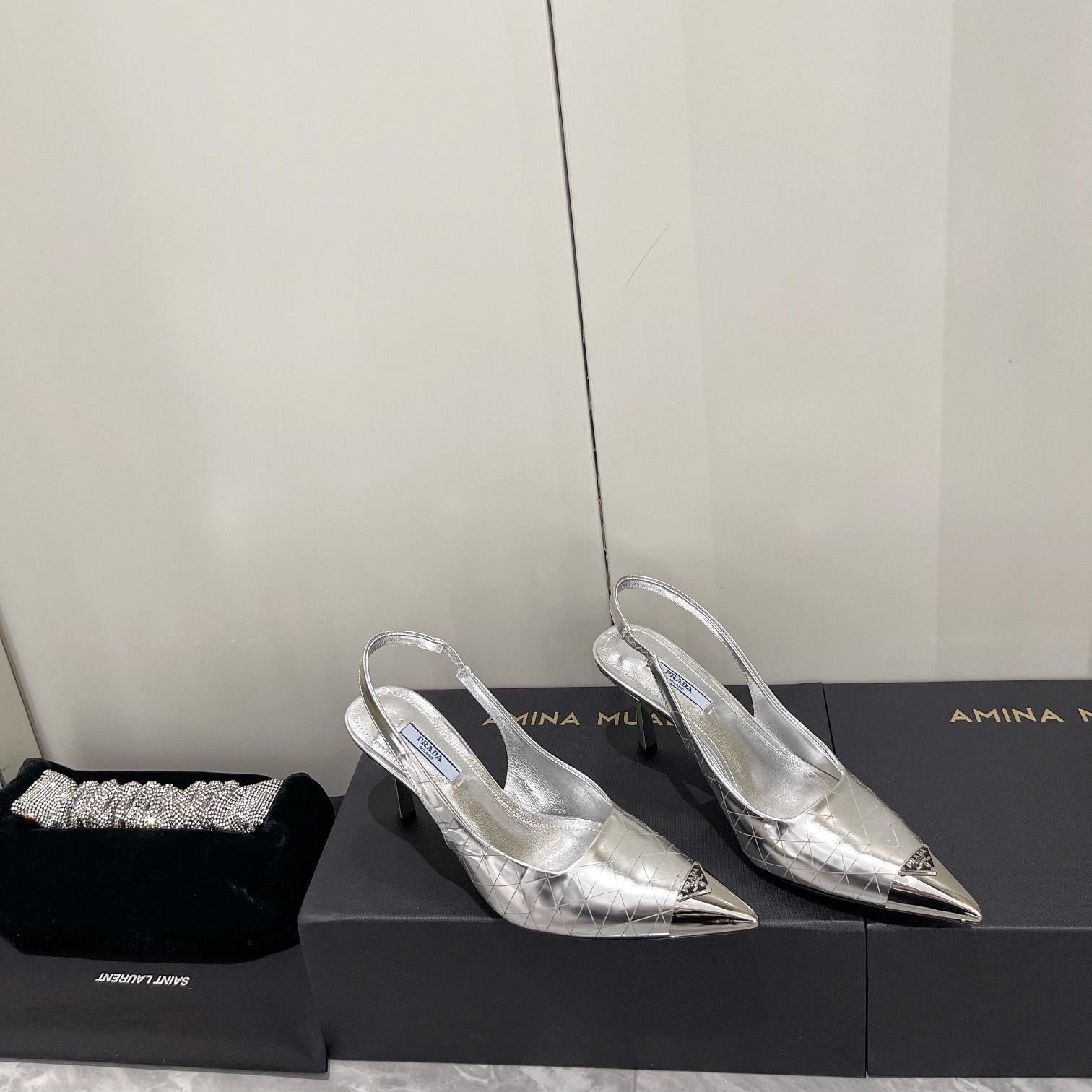 Prada 75mm Slingback Pump - DesignerGu