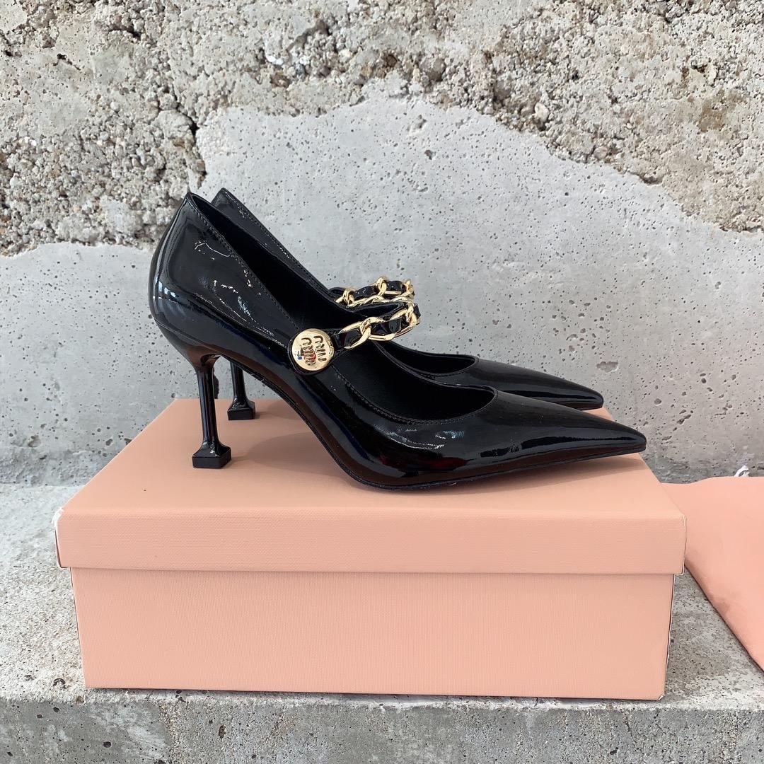 Miu Miu Patent Leather Pumps - DesignerGu