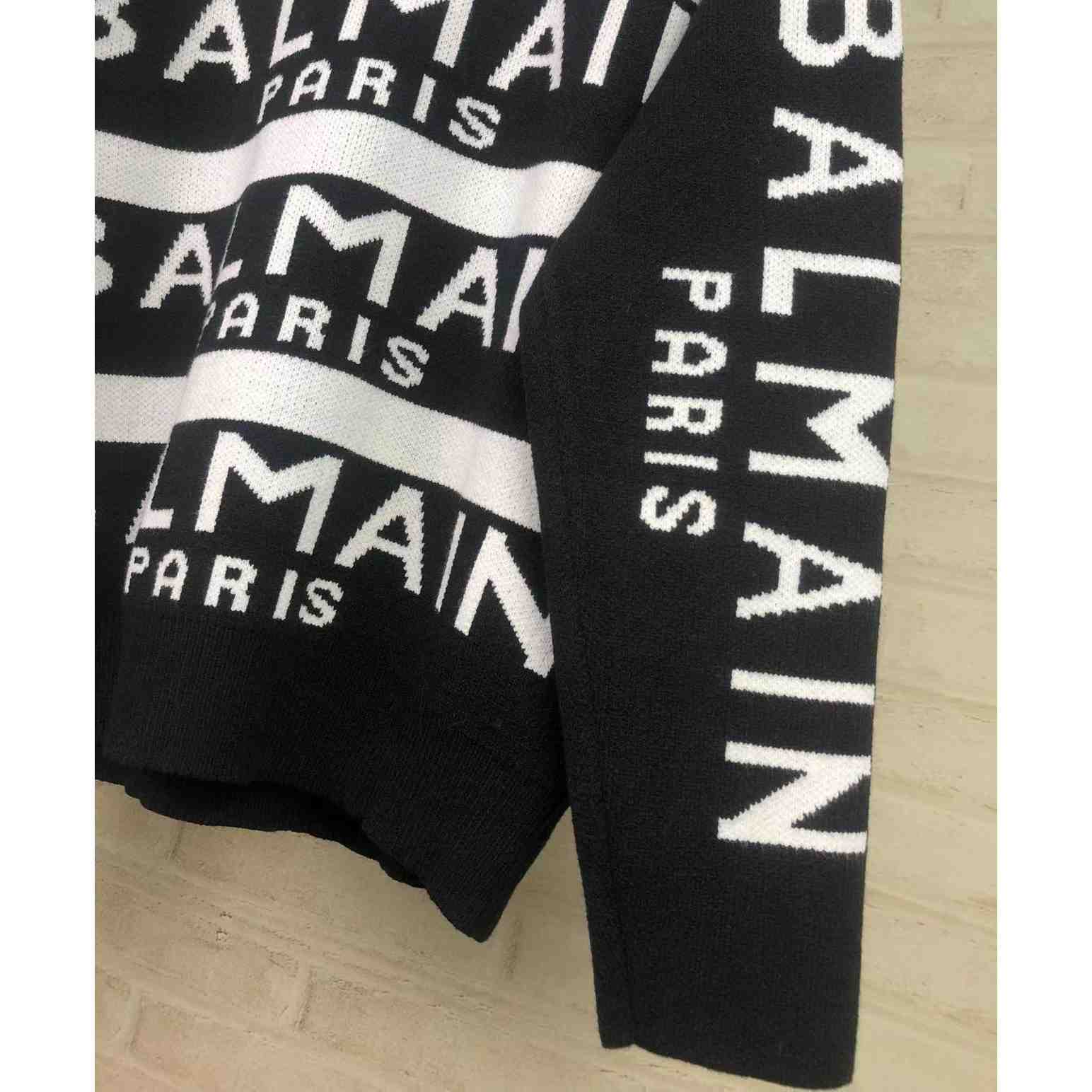 Balmain Wool-blend Crew-neck Sweater - DesignerGu