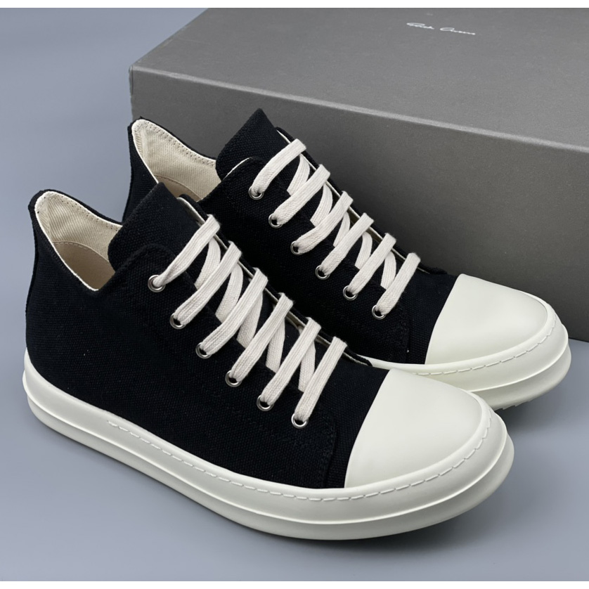 Rick Owens Drkshdw Low Top Ramones Sneakers - DesignerGu