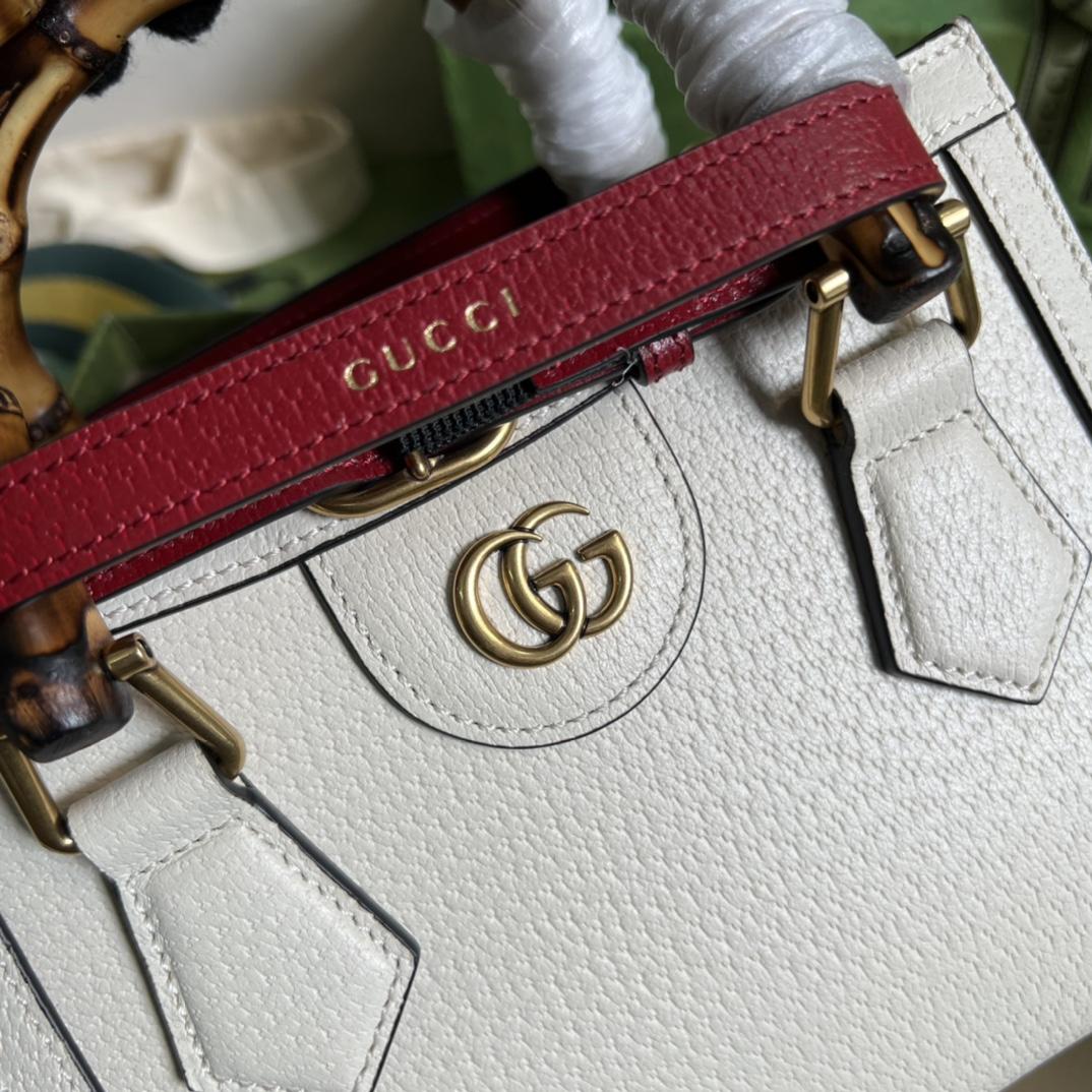 Gucci Diana Mini Tote Bag(20*16*10cm) - DesignerGu