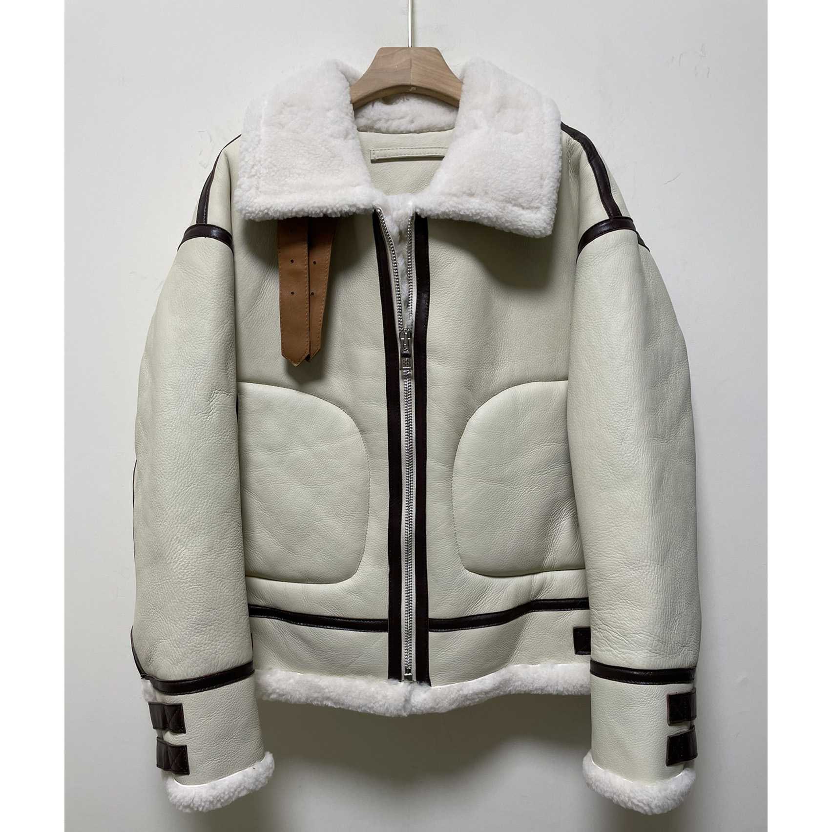 Loewe Aviator Jacket In Shearling - DesignerGu