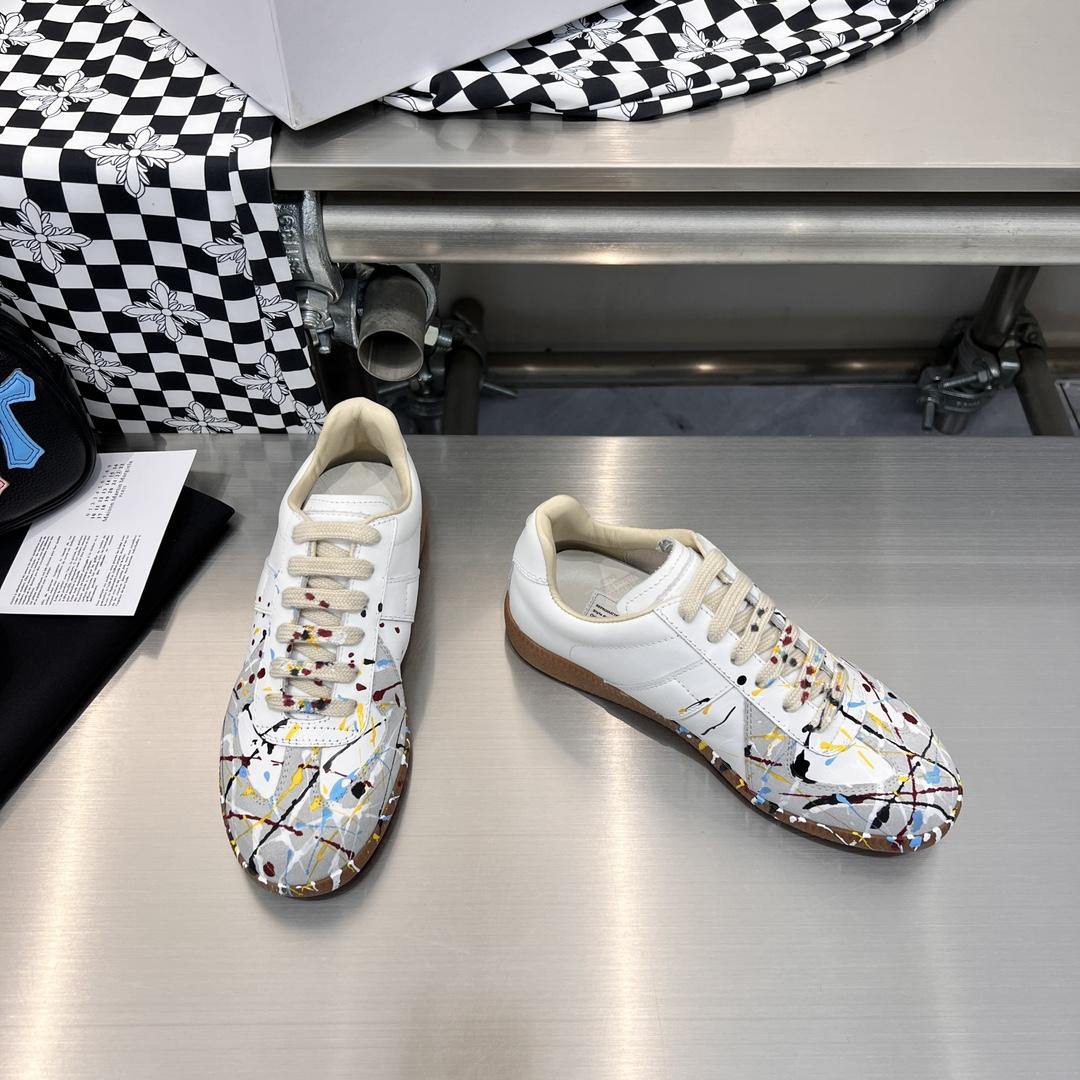 Maison Margiela Paint Replica Sneakers - DesignerGu