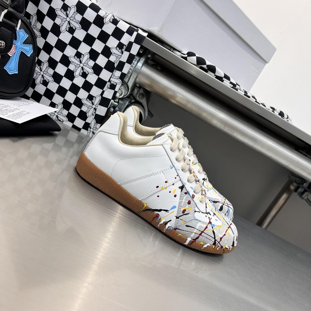 Maison Margiela Paint Replica Sneakers - DesignerGu