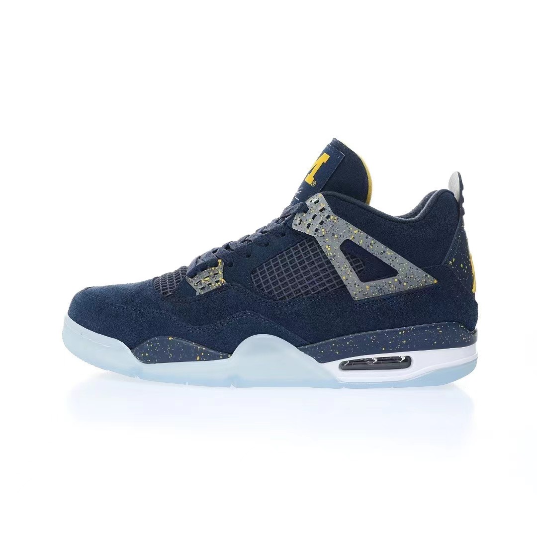 Nike Air Jordan 4 Retro PEUniversity of Michigan Sneaker      Ct8532-148 - DesignerGu