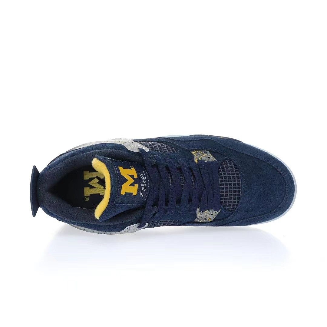 Nike Air Jordan 4 Retro PEUniversity of Michigan Sneaker      Ct8532-148 - DesignerGu