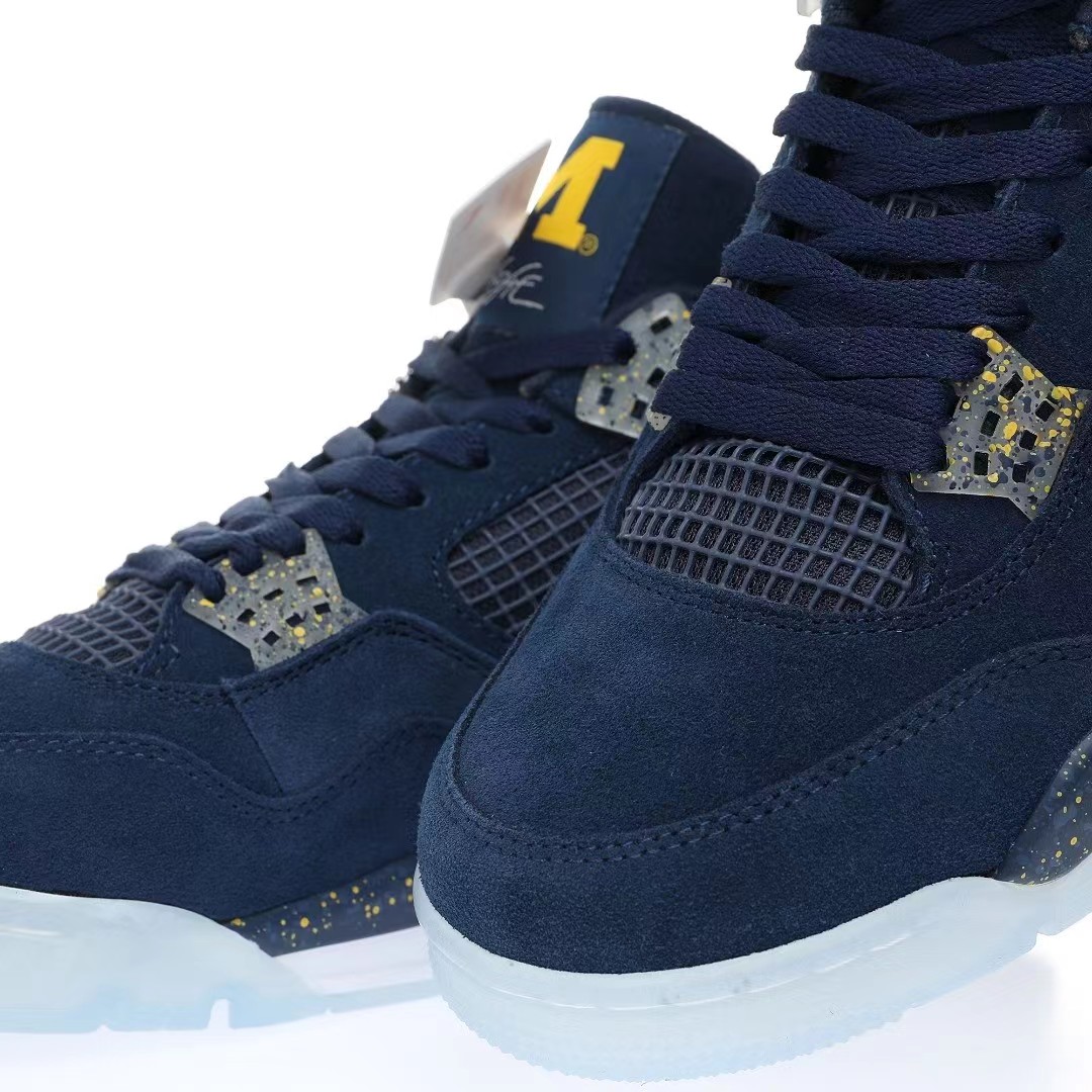 Nike Air Jordan 4 Retro PEUniversity of Michigan Sneaker      Ct8532-148 - DesignerGu