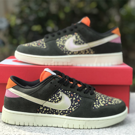 Nike SB Dunk Low Rainbow Trout Sneakers        FH7523-300 - DesignerGu