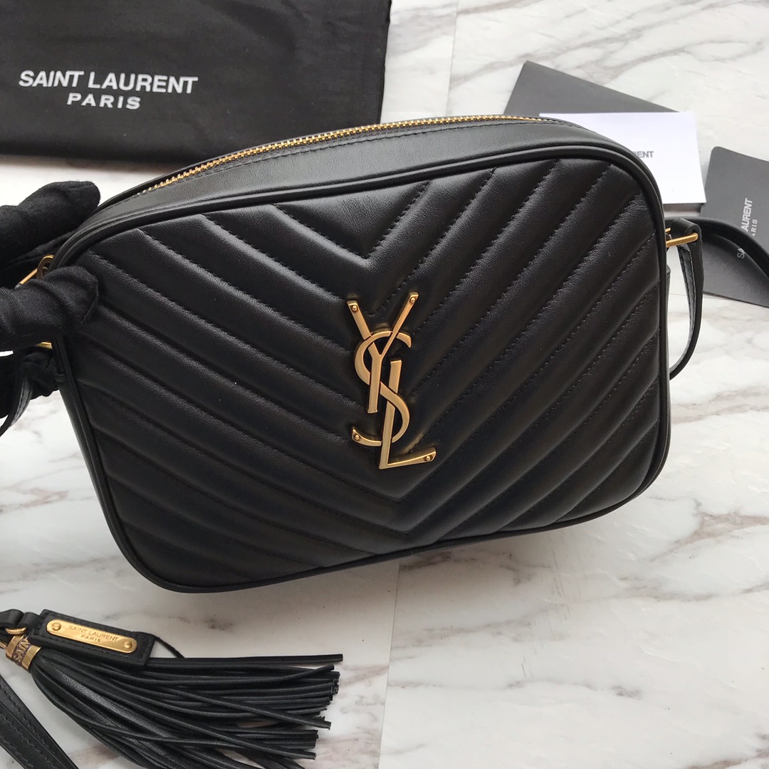 Saint Laurent Lou Matelassé Leather Camera Bag(23x16x6cm) - DesignerGu