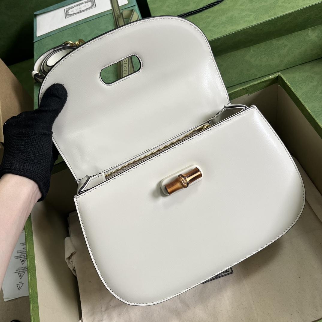 Gucci Bamboo 1947 Medium Bag(26-17-9cm) - DesignerGu