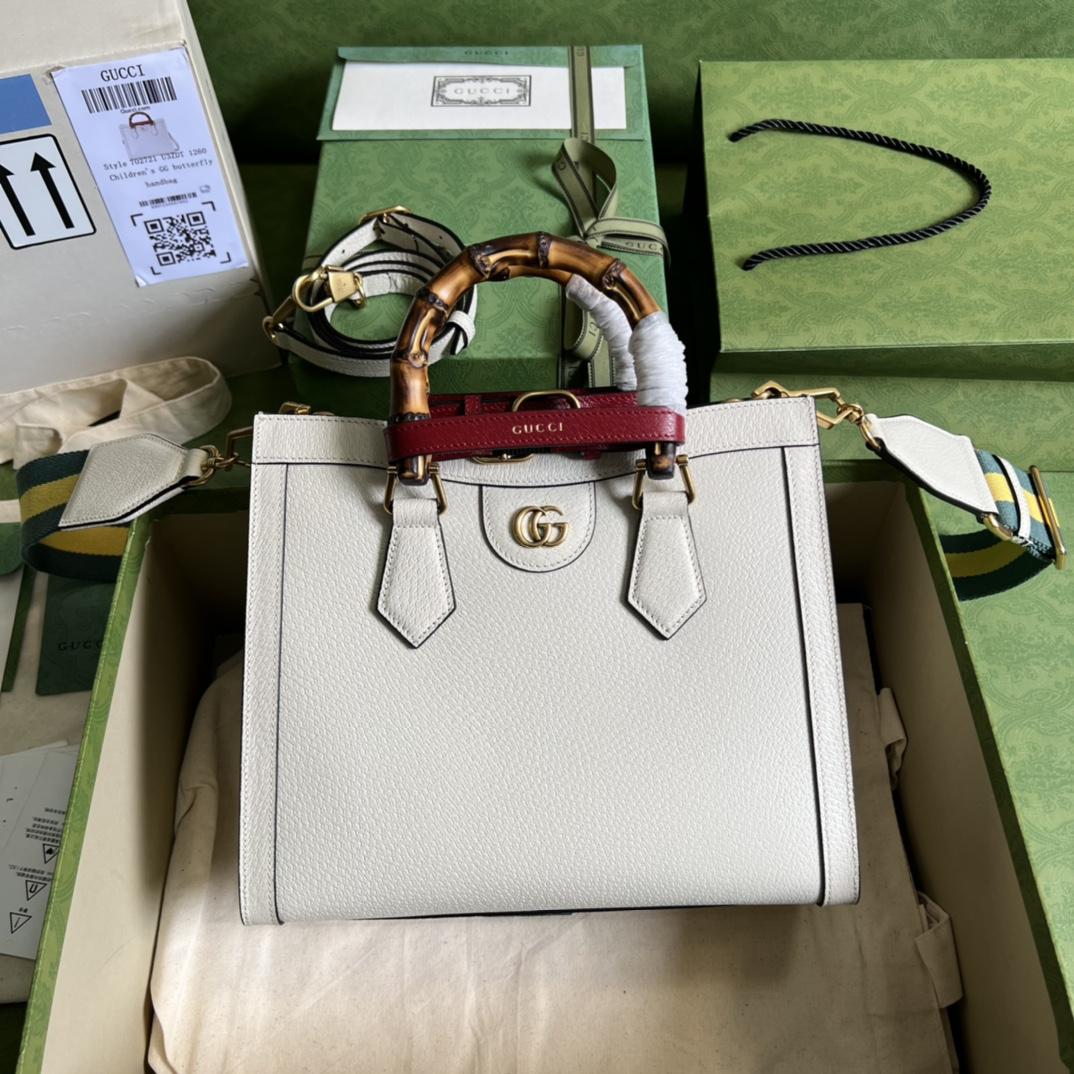 Gucci Diana Small Tote Bag(27-24-11cm) - DesignerGu