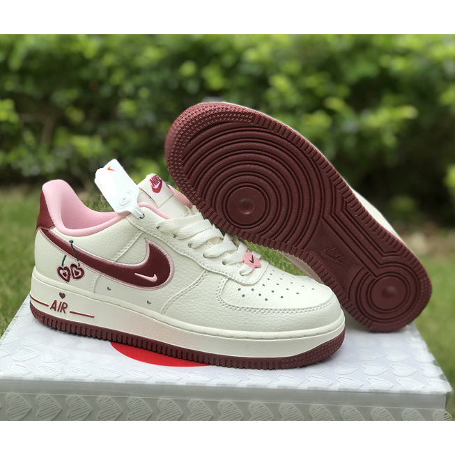 Nike Air Force 1 Low 07 LX "Valentine's Day" Sneakers      FD4616-161 - DesignerGu