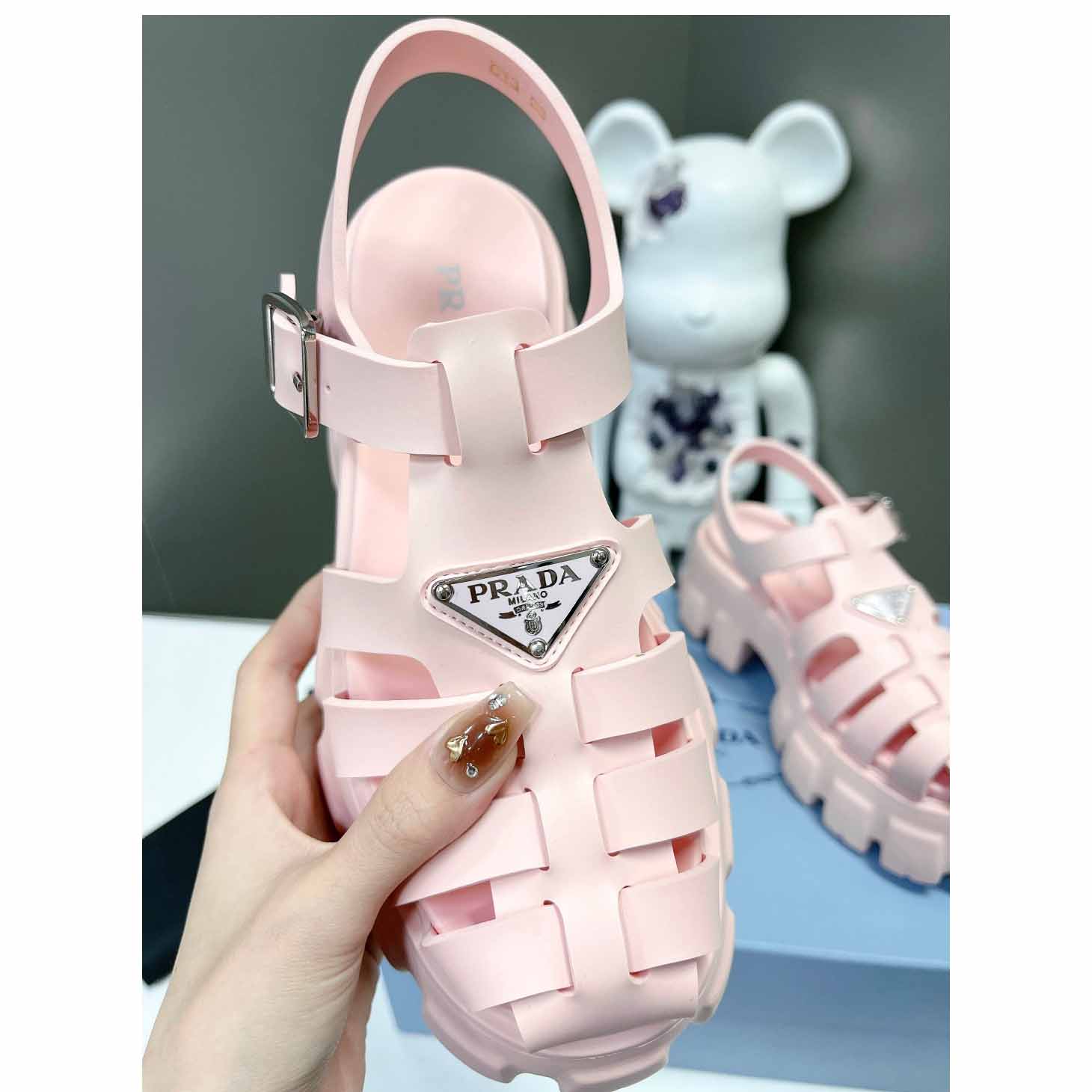 Prada Foam Rubber Sandals - DesignerGu