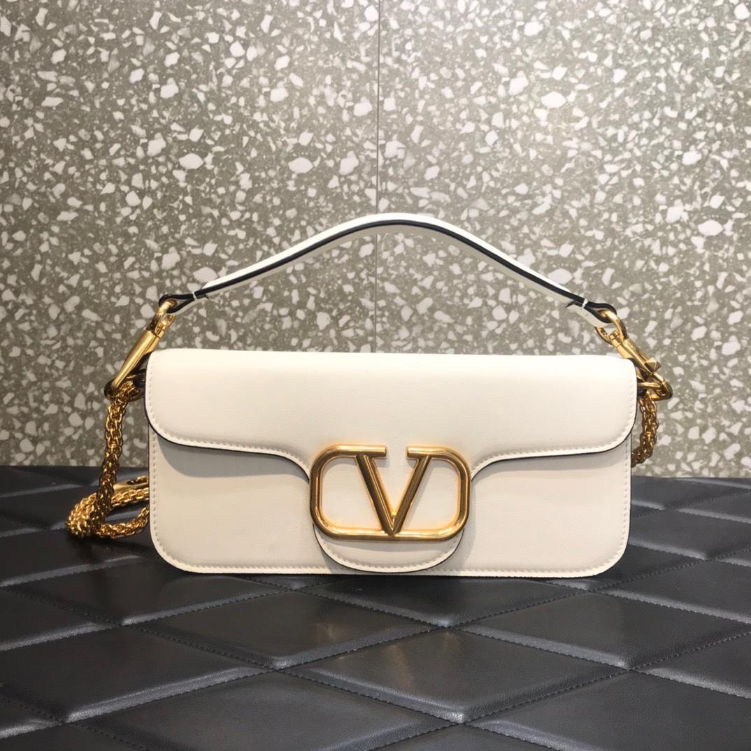 Valenti Locò Calfskin Shoulder Bag - DesignerGu