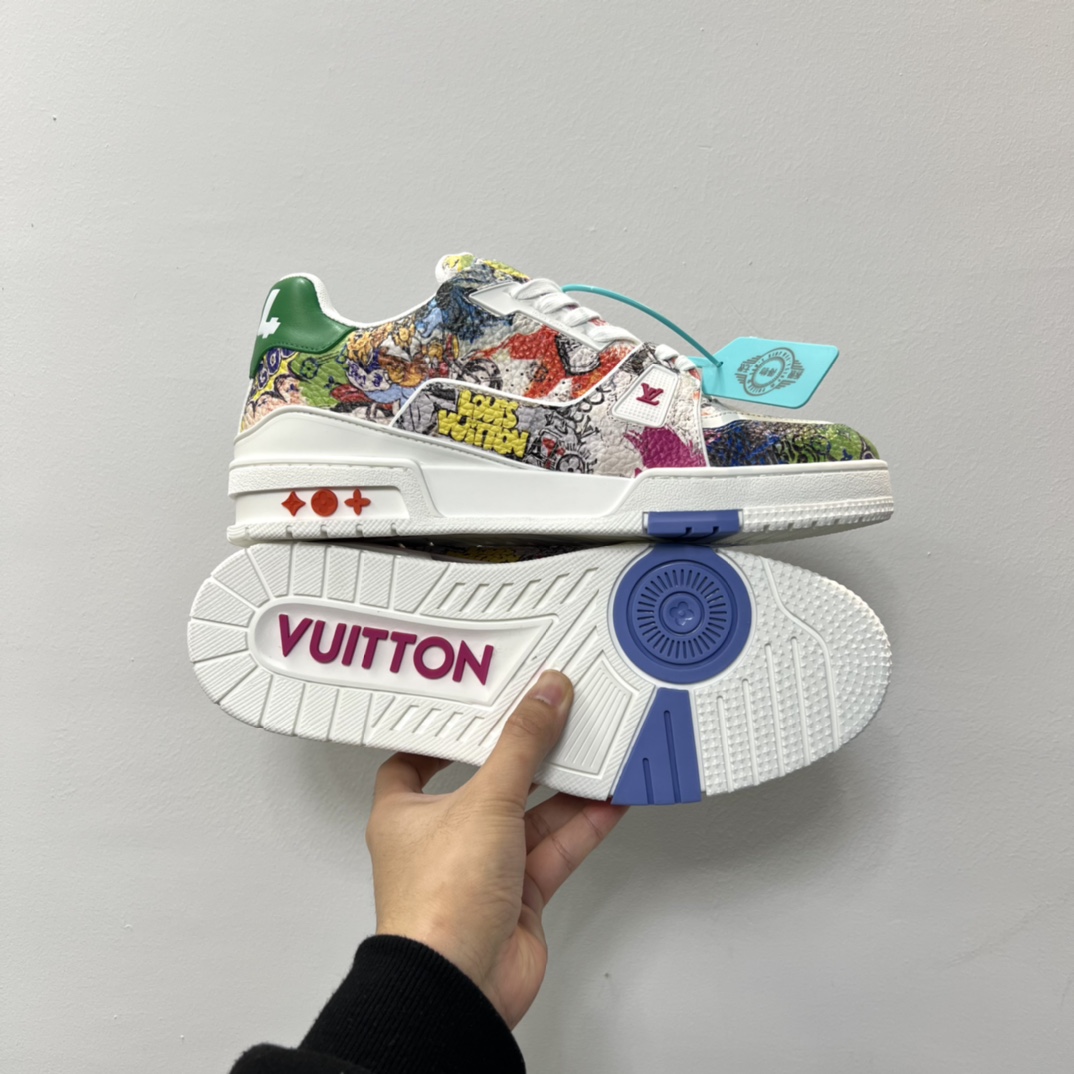 Louis Vuitton LV Trainer Sneaker     - DesignerGu