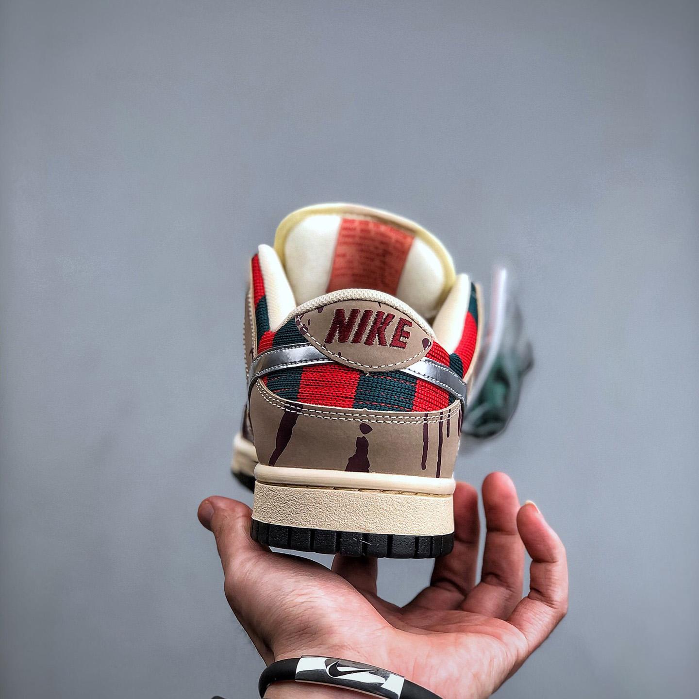 Nike Dunk SB Low Freddy Krueger Sneakers     313170-202 - DesignerGu