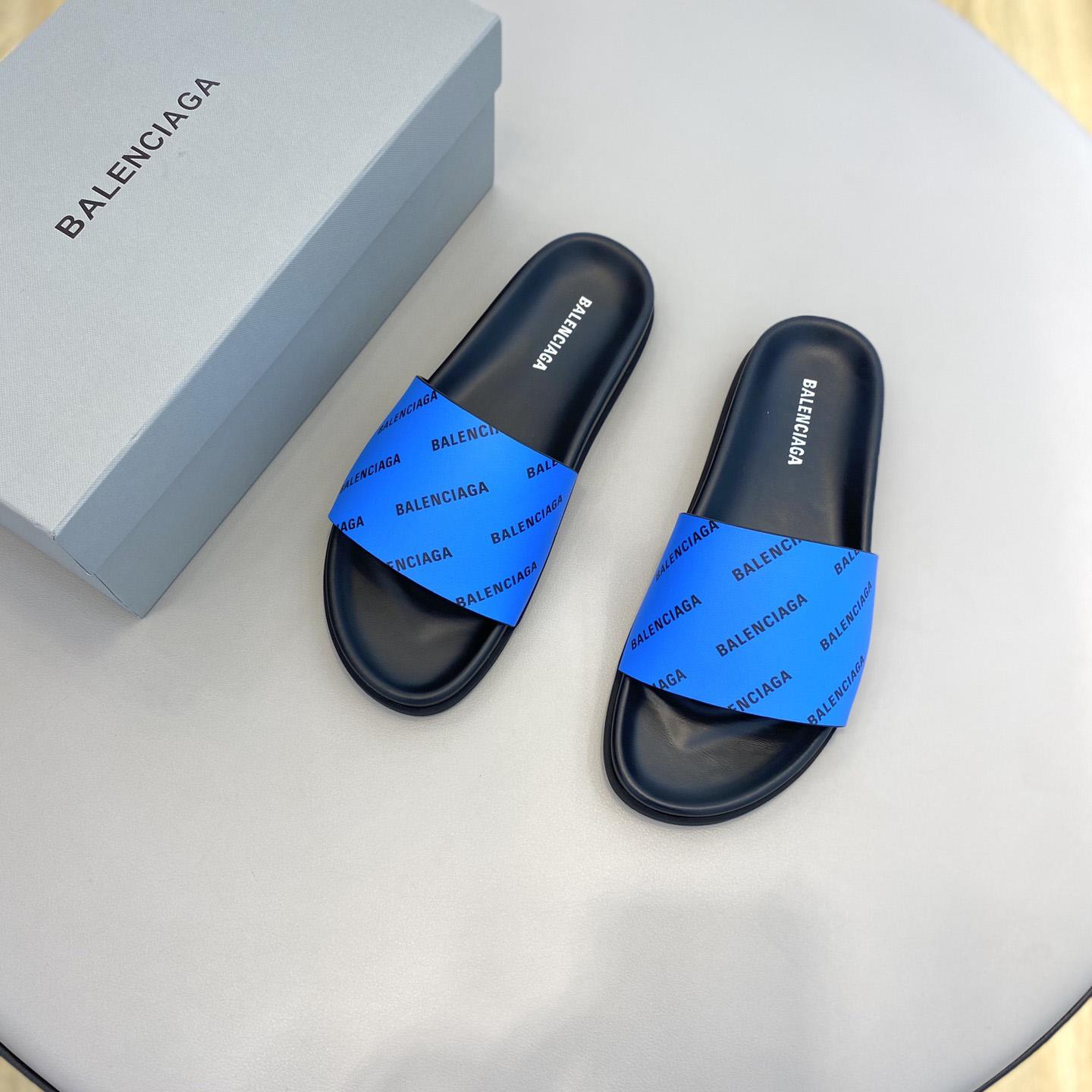 Balenciaga Logo Slide Sandal  - DesignerGu