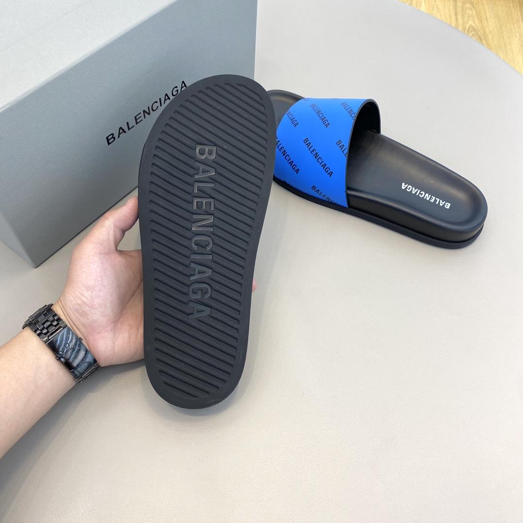 Balenciaga Logo Slide Sandal  - DesignerGu