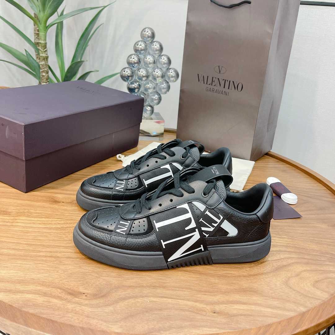 Valenti Low-top Calfskin VL7N Sneaker With Bands - DesignerGu