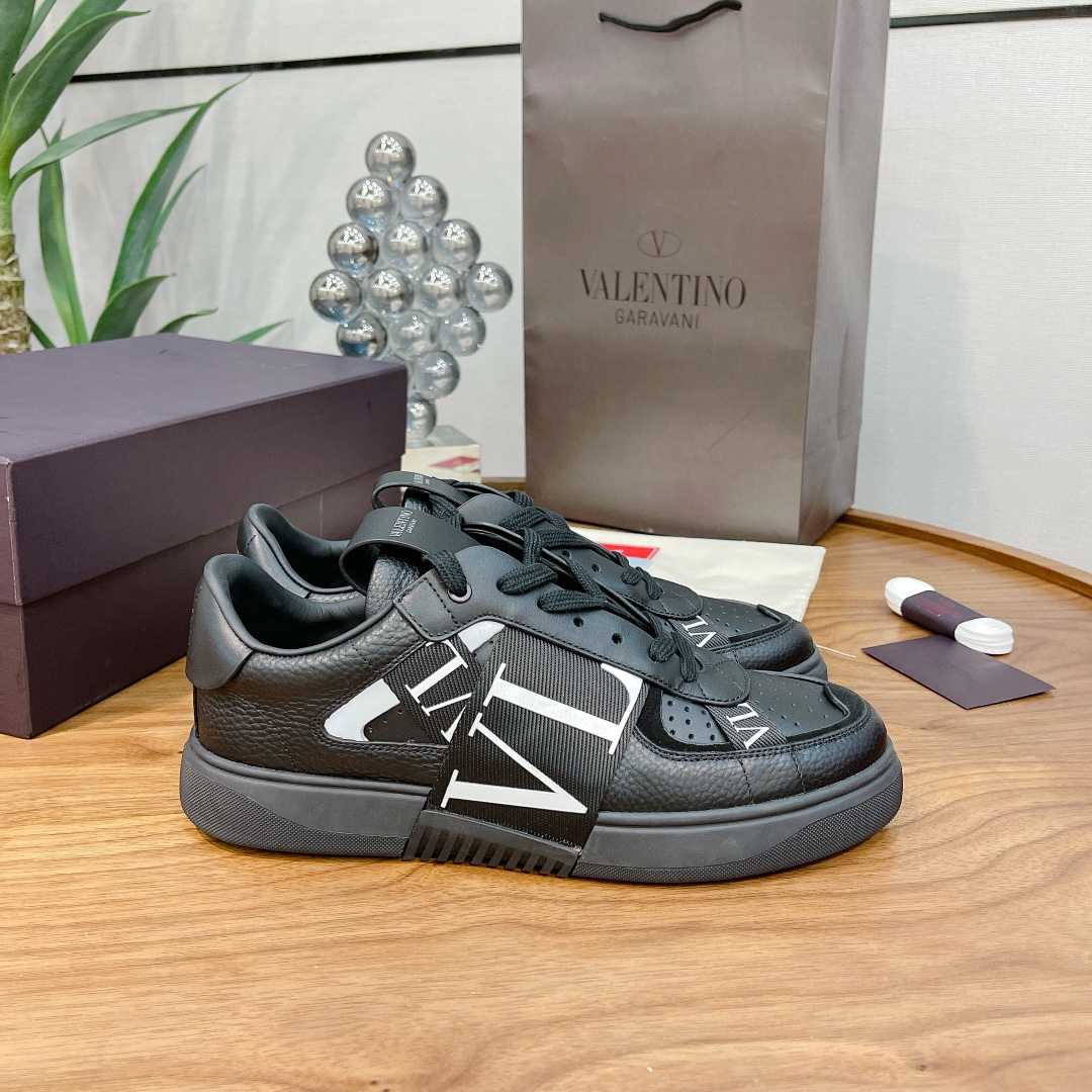 Valenti Low-top Calfskin VL7N Sneaker With Bands - DesignerGu