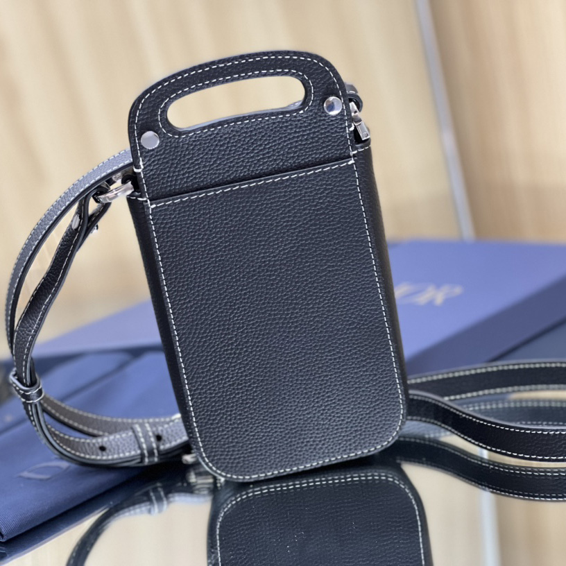 Dior Saddle Vertical Pouch With Strap  - DesignerGu