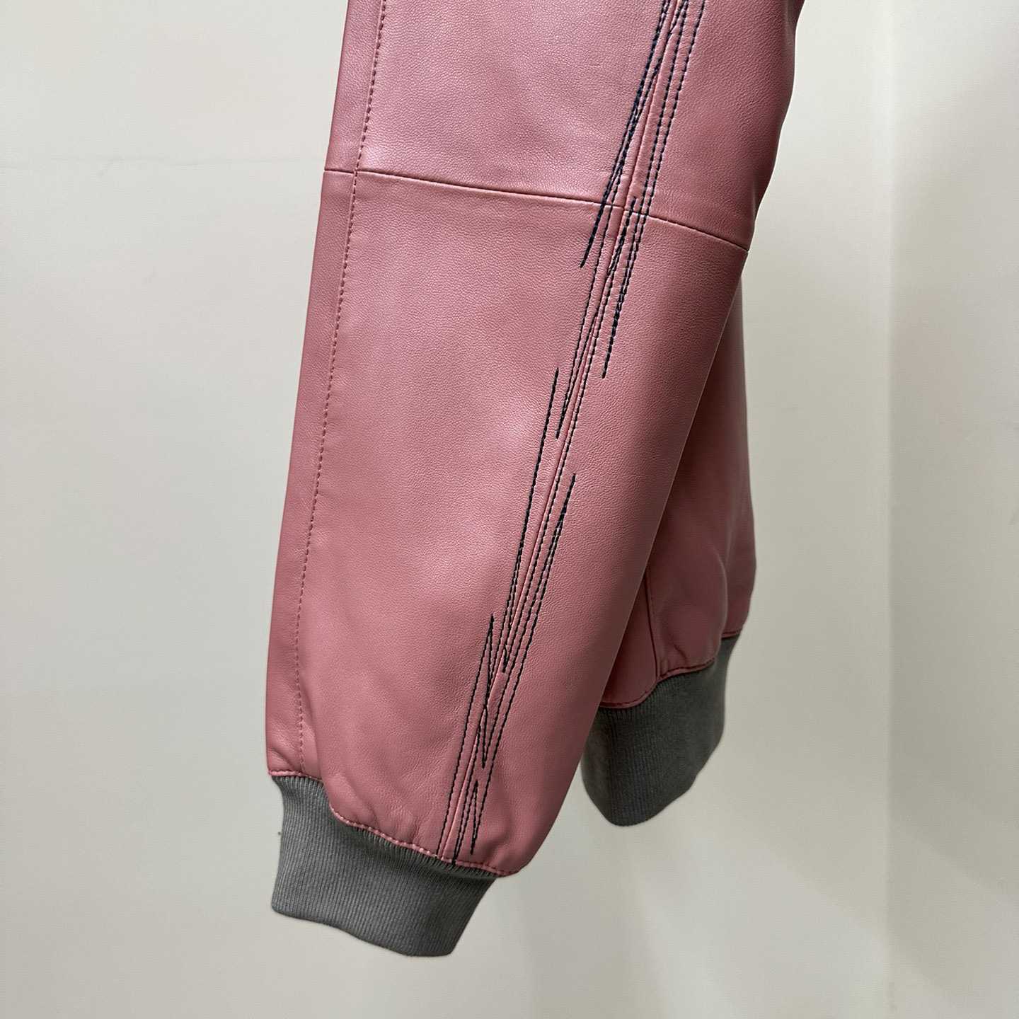 Hermes Jacket In Pink Calfskin - DesignerGu