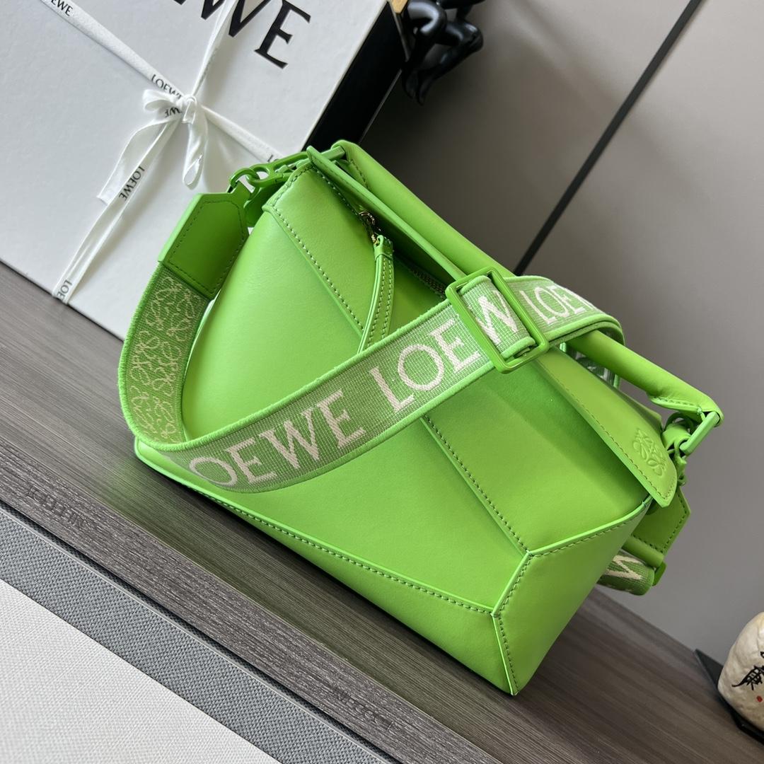 Loewe Small Puzzle Edge Bag In Satin Calfskin - DesignerGu