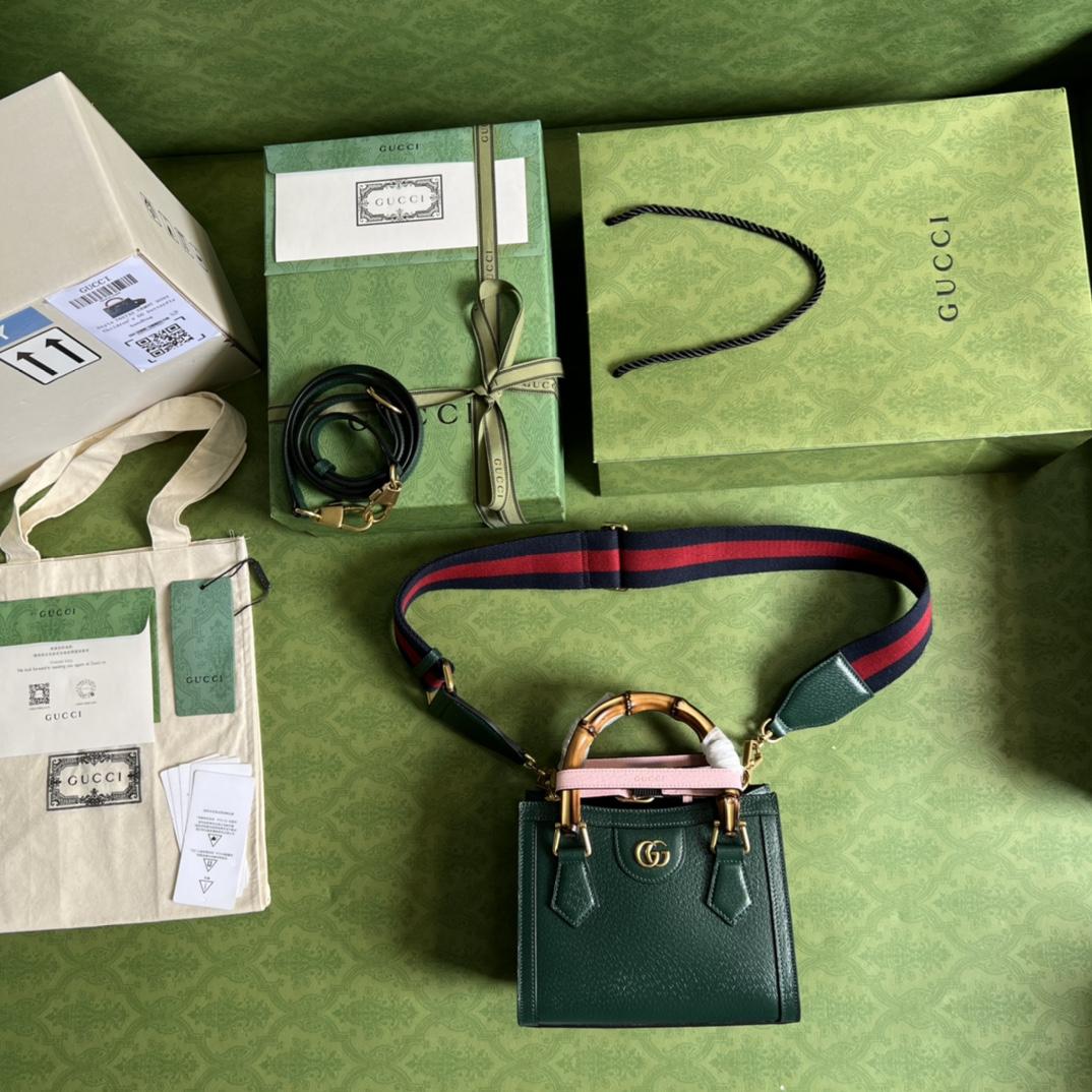 Gucci Diana Mini Tote Bag(20*16*10cm) - DesignerGu