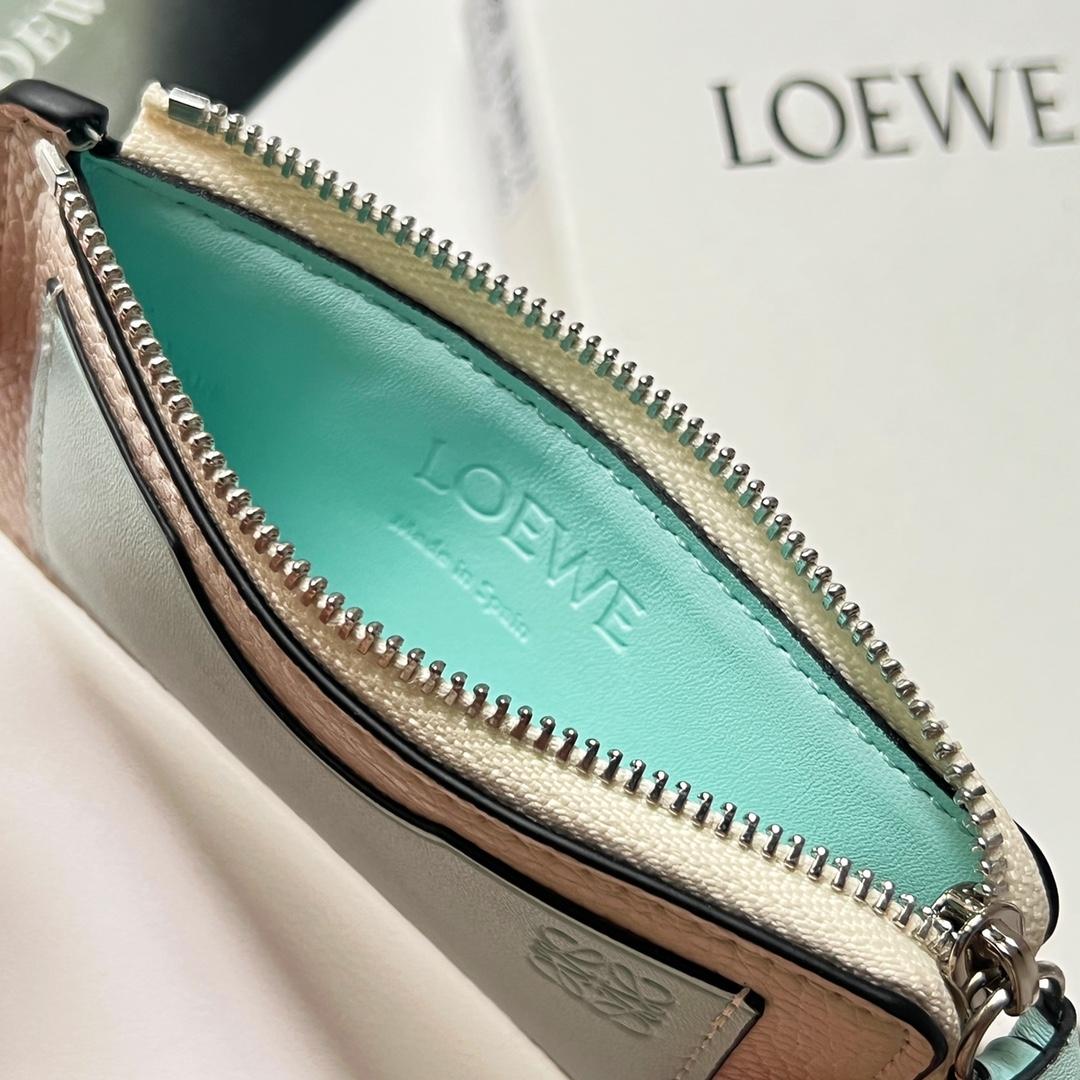 Loewe Coin Cardholder In Soft Grained Calfskin - DesignerGu