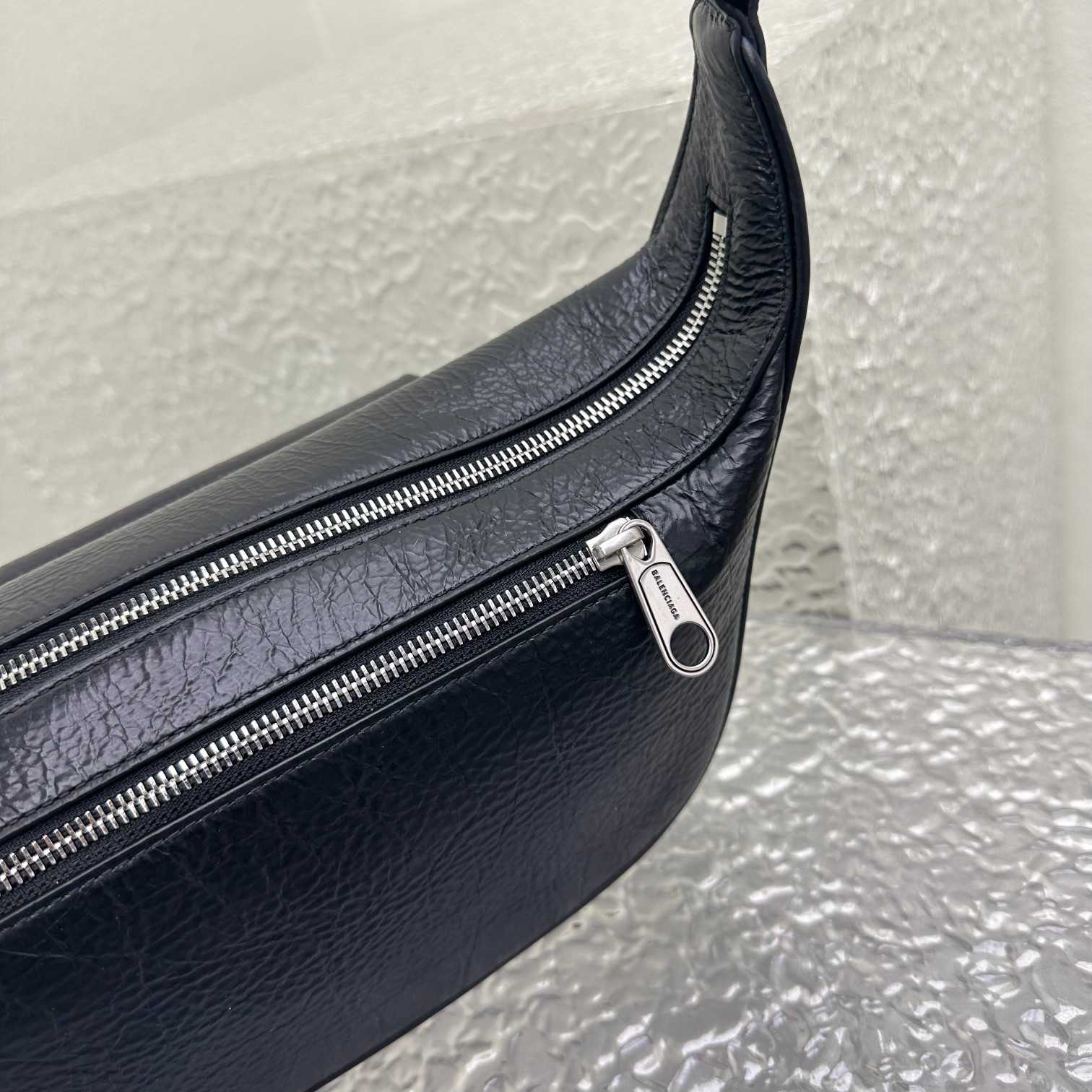 Balenciaga Raver Medium Bag With Handle In Black - DesignerGu