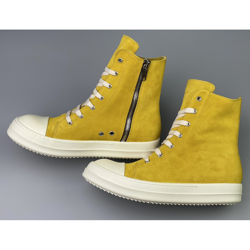 Rick Owens Strobe High-Top Sneakers - DesignerGu