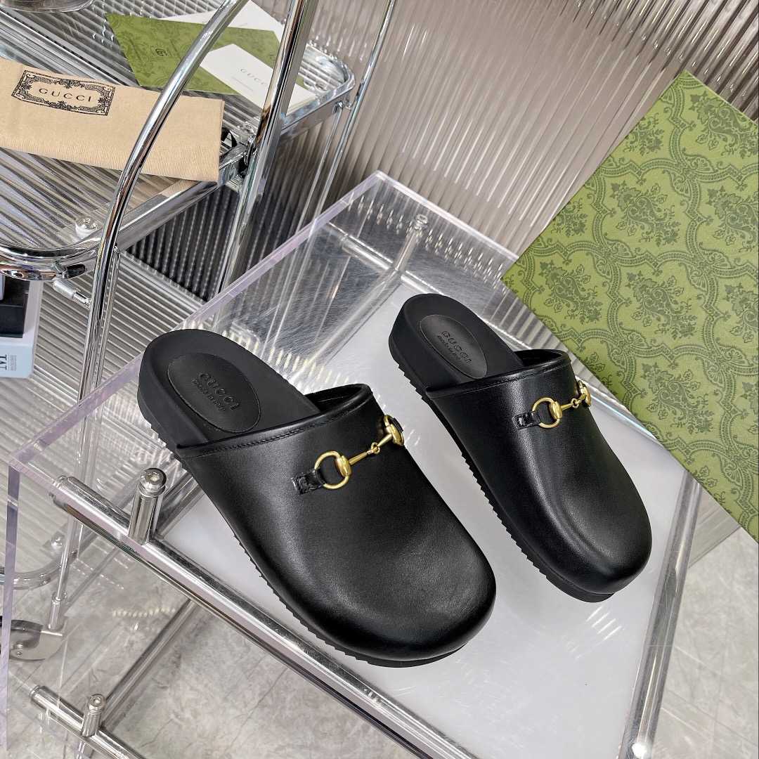 Gucci Horsebit Slip-on Sandal - DesignerGu