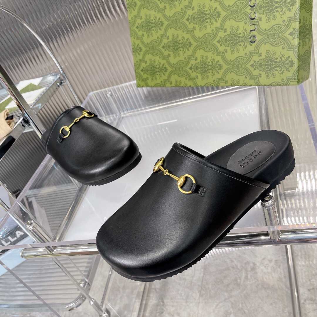 Gucci Horsebit Slip-on Sandal - DesignerGu