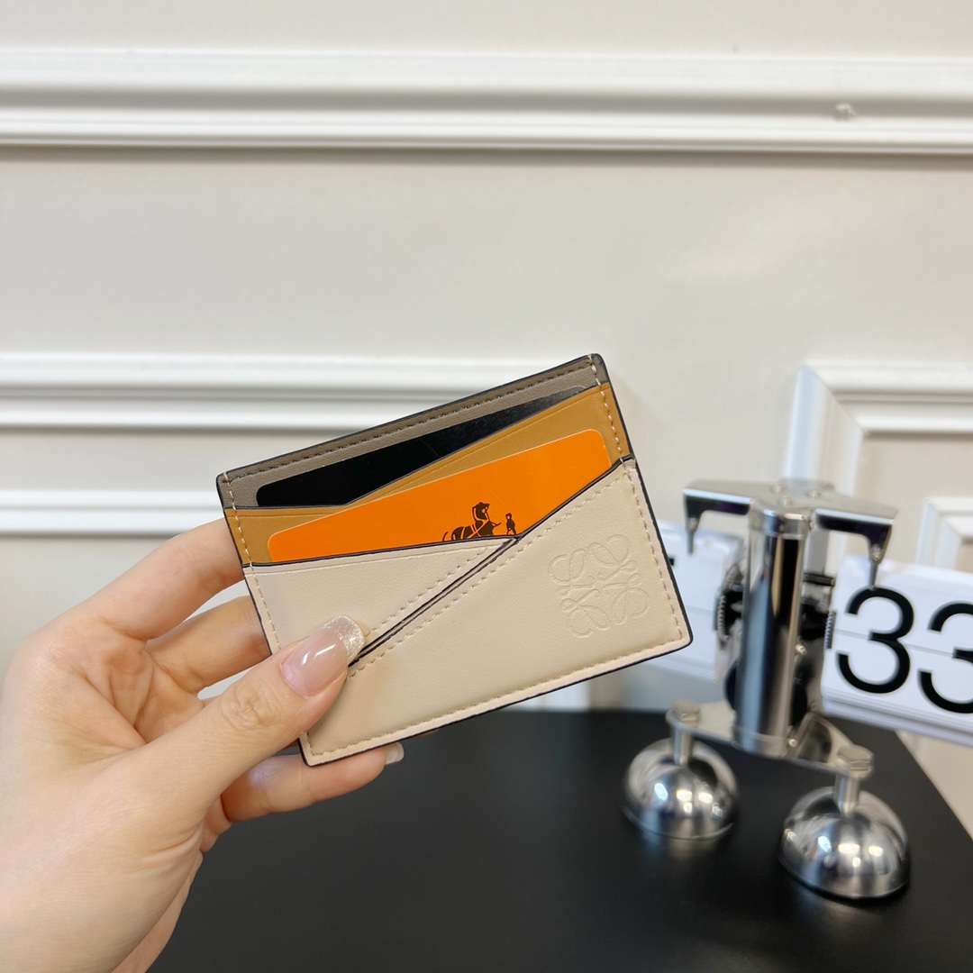 Loewe Puzzle Plain Cardholder (10x7.5cm) - DesignerGu