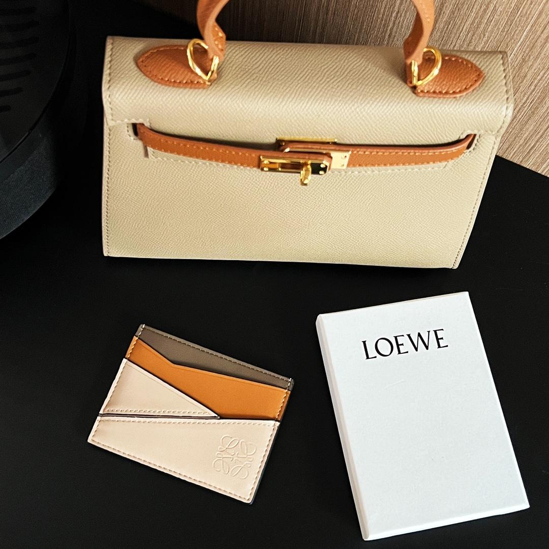 Loewe Puzzle Plain Cardholder (10x7.5cm) - DesignerGu