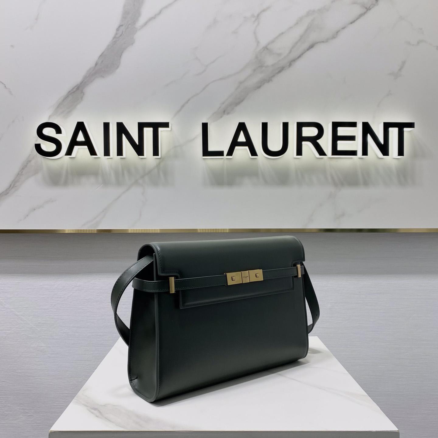 Saint Laurent Manhattan Shoulder Bag In Box Saint Laurent Leather - DesignerGu