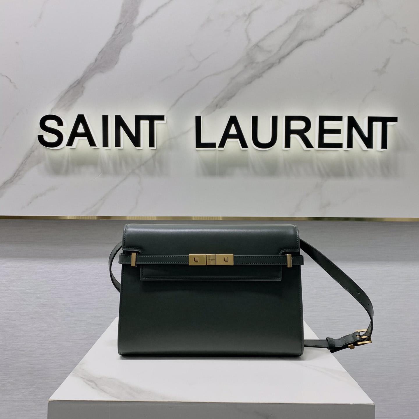 Saint Laurent Manhattan Shoulder Bag In Box Saint Laurent Leather - DesignerGu