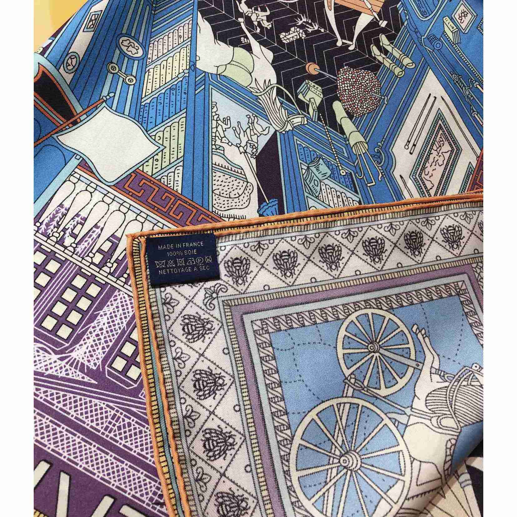 Hermes Objets De Curiosite Scarf 90 - DesignerGu