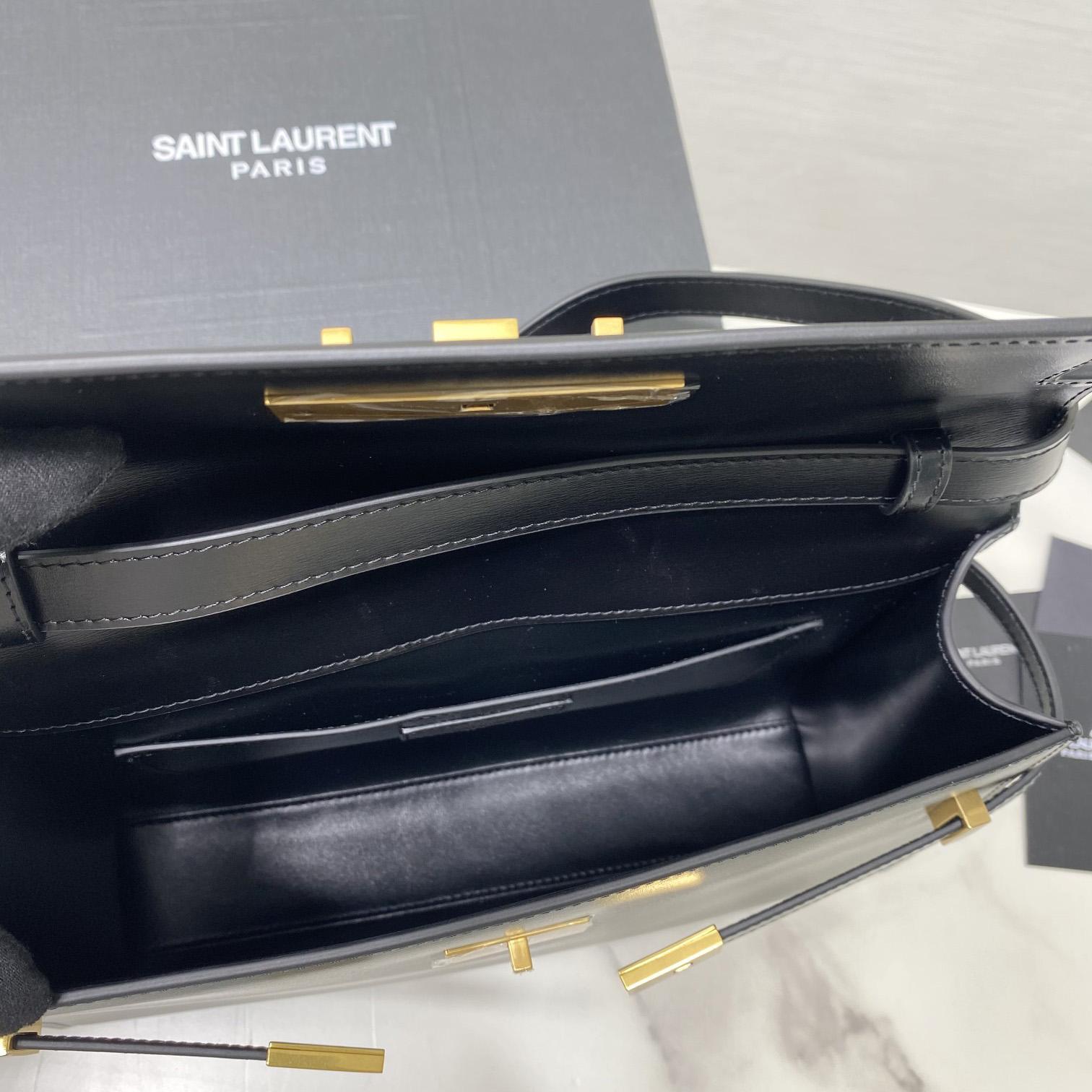 Saint Laurent Manhattan Shoulder Bag In Box Saint Laurent Leather - DesignerGu