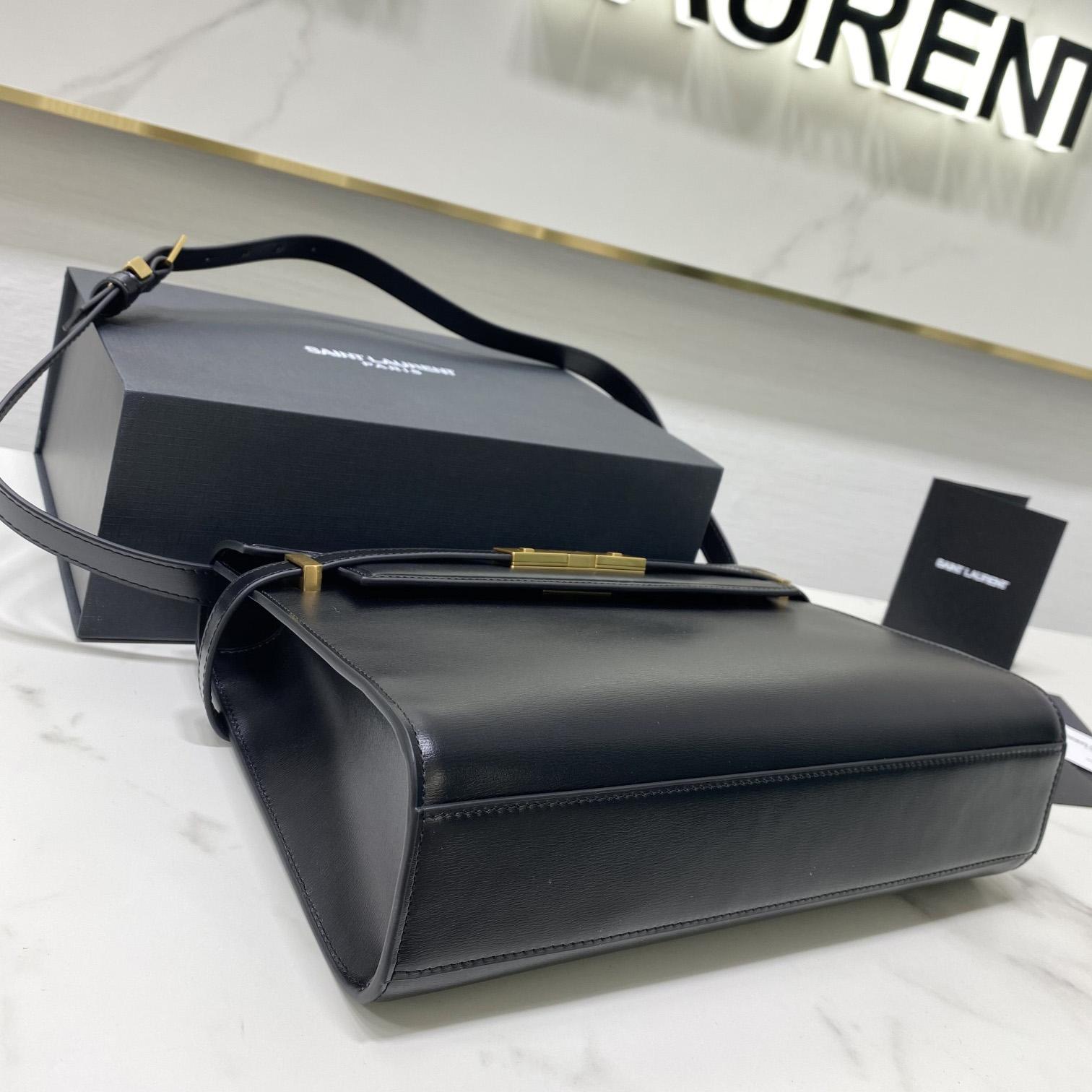 Saint Laurent Manhattan Shoulder Bag In Box Saint Laurent Leather - DesignerGu