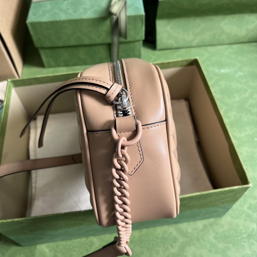 Gucci GG Marmont Matelassé Shoulder Bag(24*13*7cm) - DesignerGu