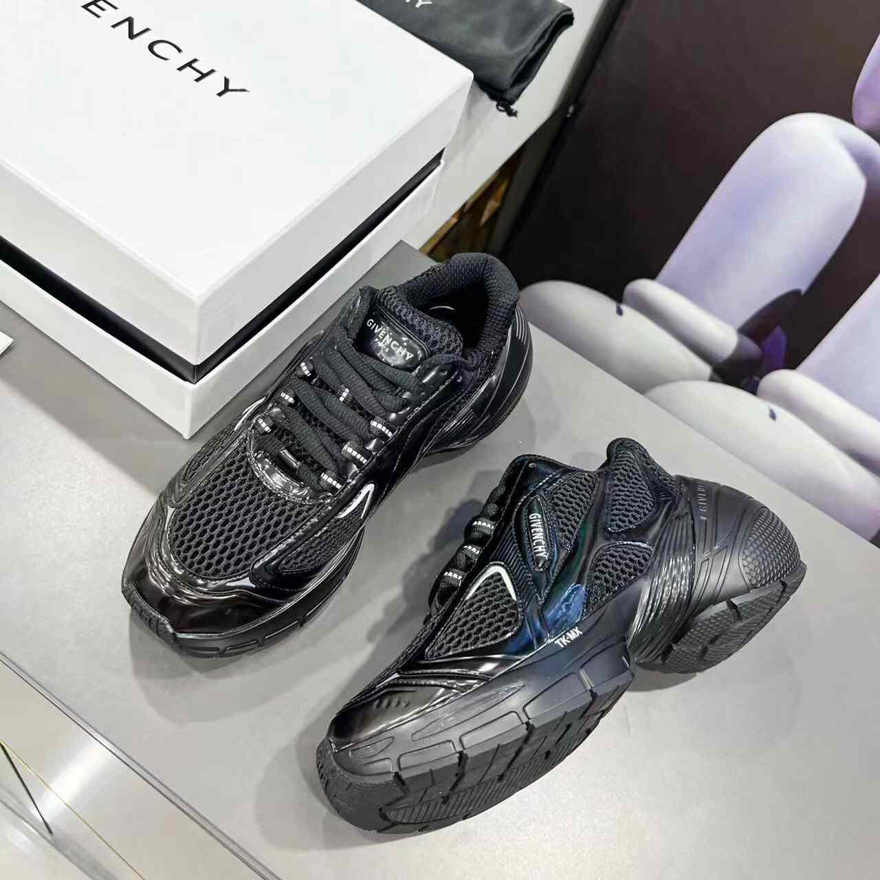 Givenchy TK-MX Runner Sneakers In Mesh - DesignerGu