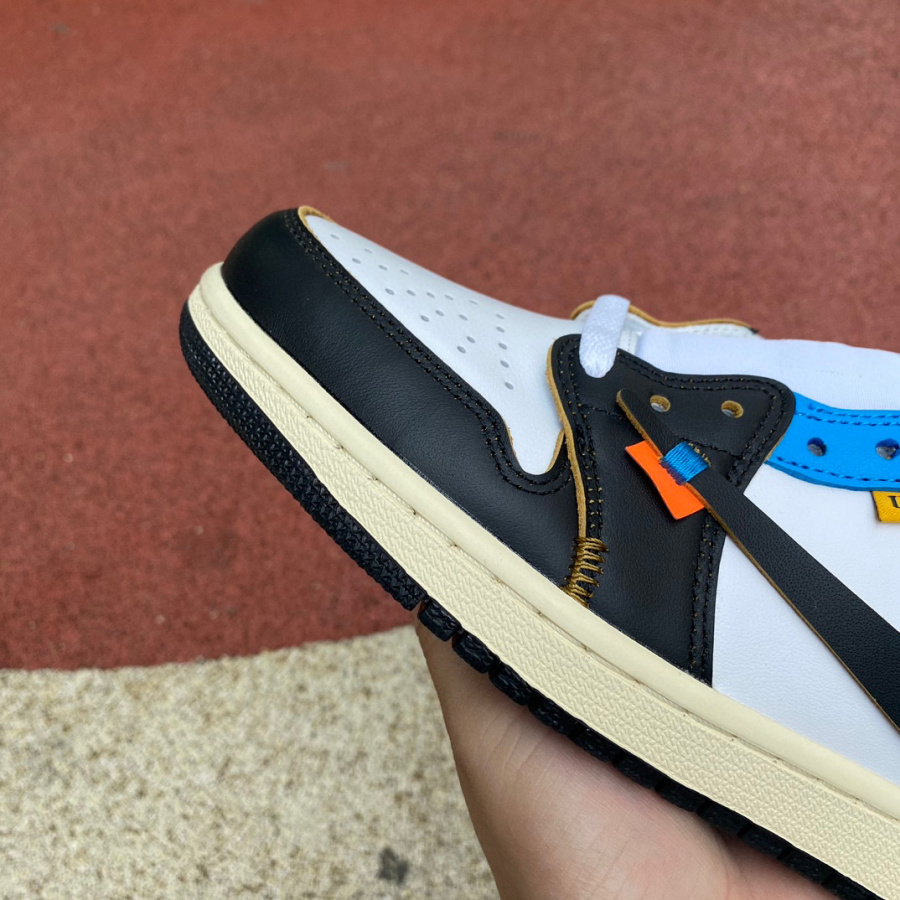  Air Jordan 1 x Off-white Low Sneaker    CZ0790-108 - DesignerGu