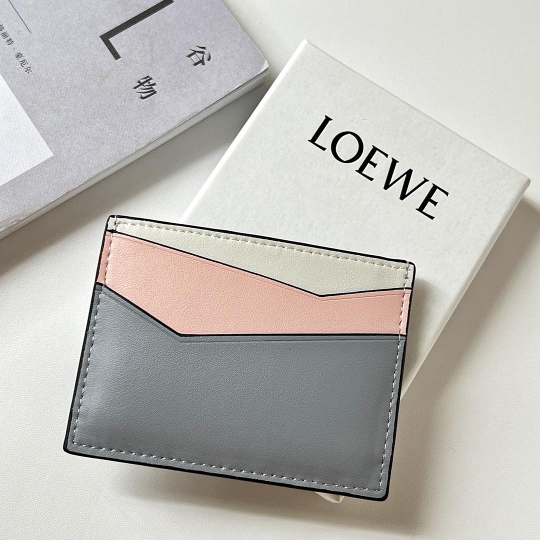 Loewe Puzzle Plain Cardholder (10x7.5cm) - DesignerGu