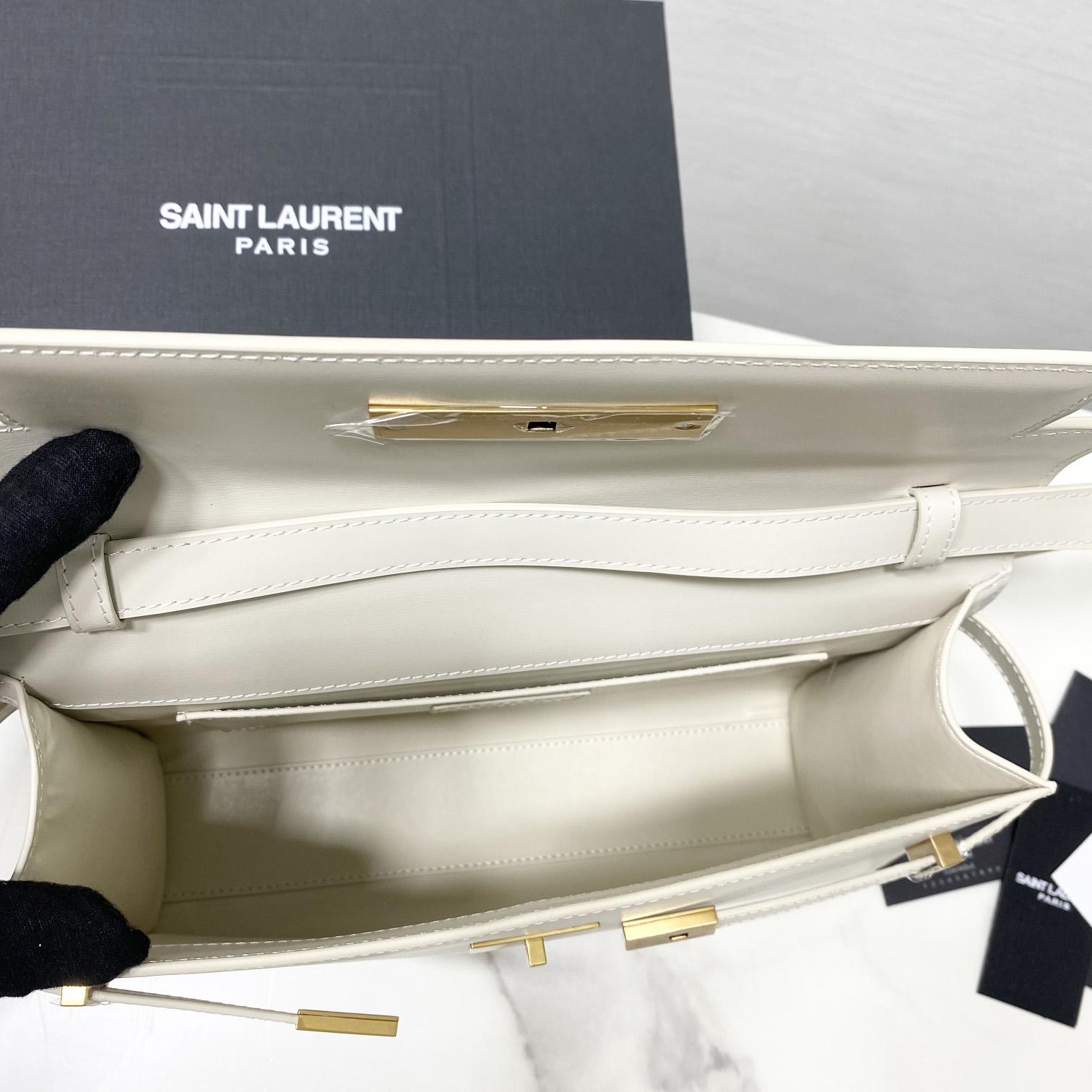 Saint Laurent Manhattan Shoulder Bag In Box Saint Laurent Leather - DesignerGu