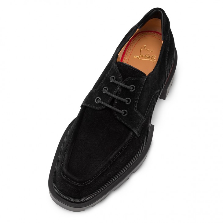 Christian Louboutin Our Georges L Loafers - Leather - Black - DesignerGu