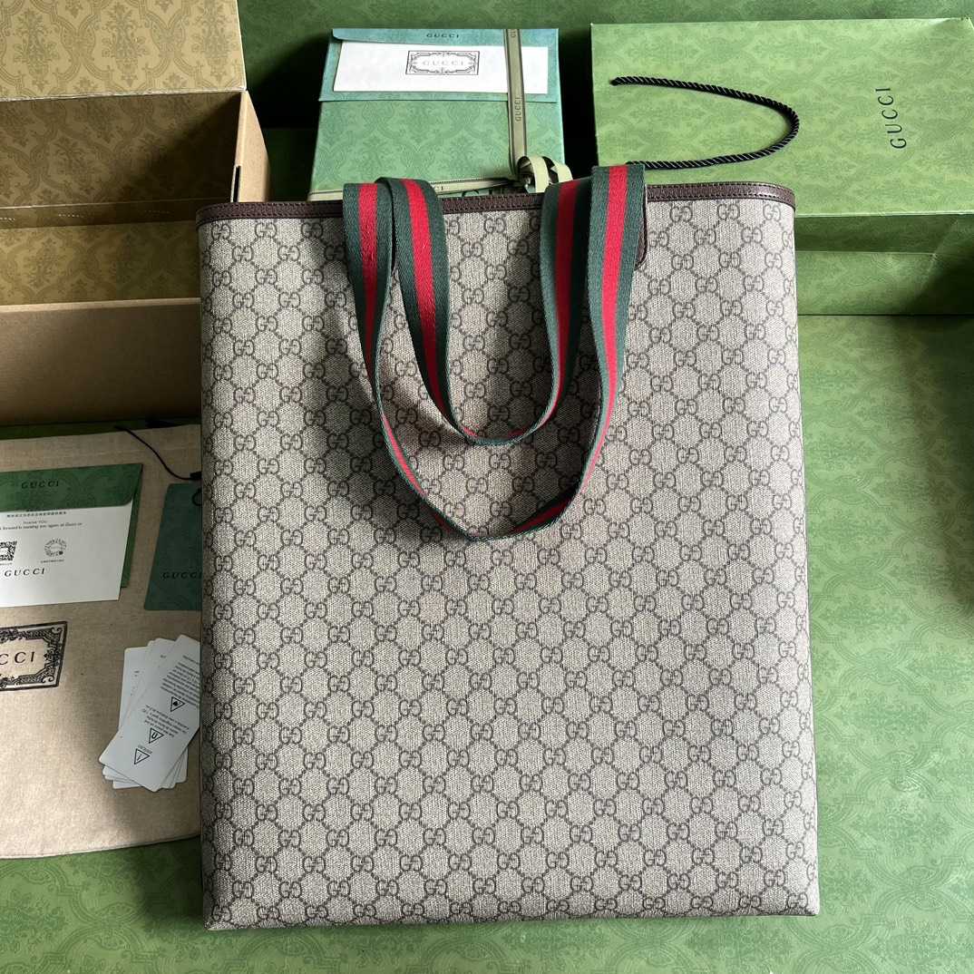 Gucci Ophidia GG Large Tote Bag - DesignerGu