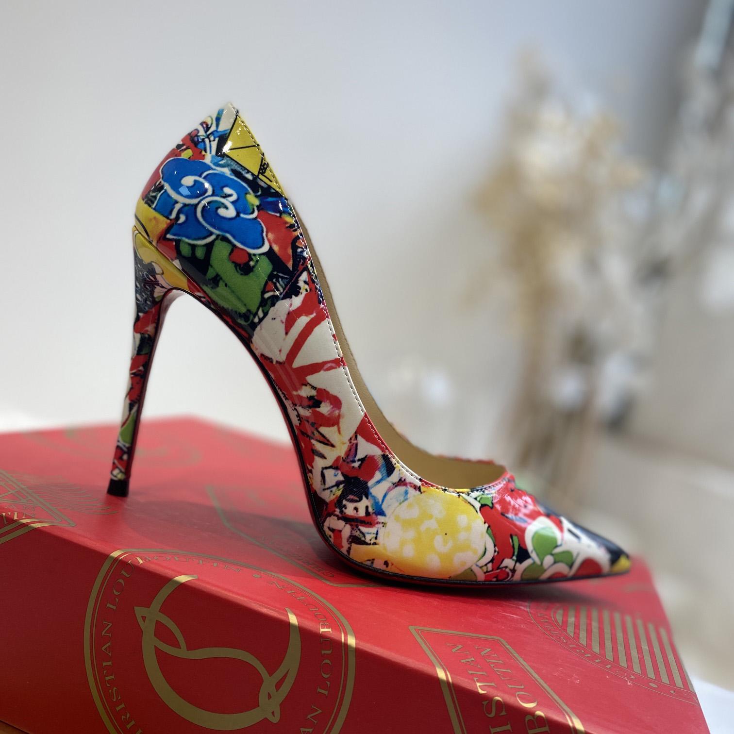 Christian Louboutin Pigalle Follies Print Pumps - DesignerGu