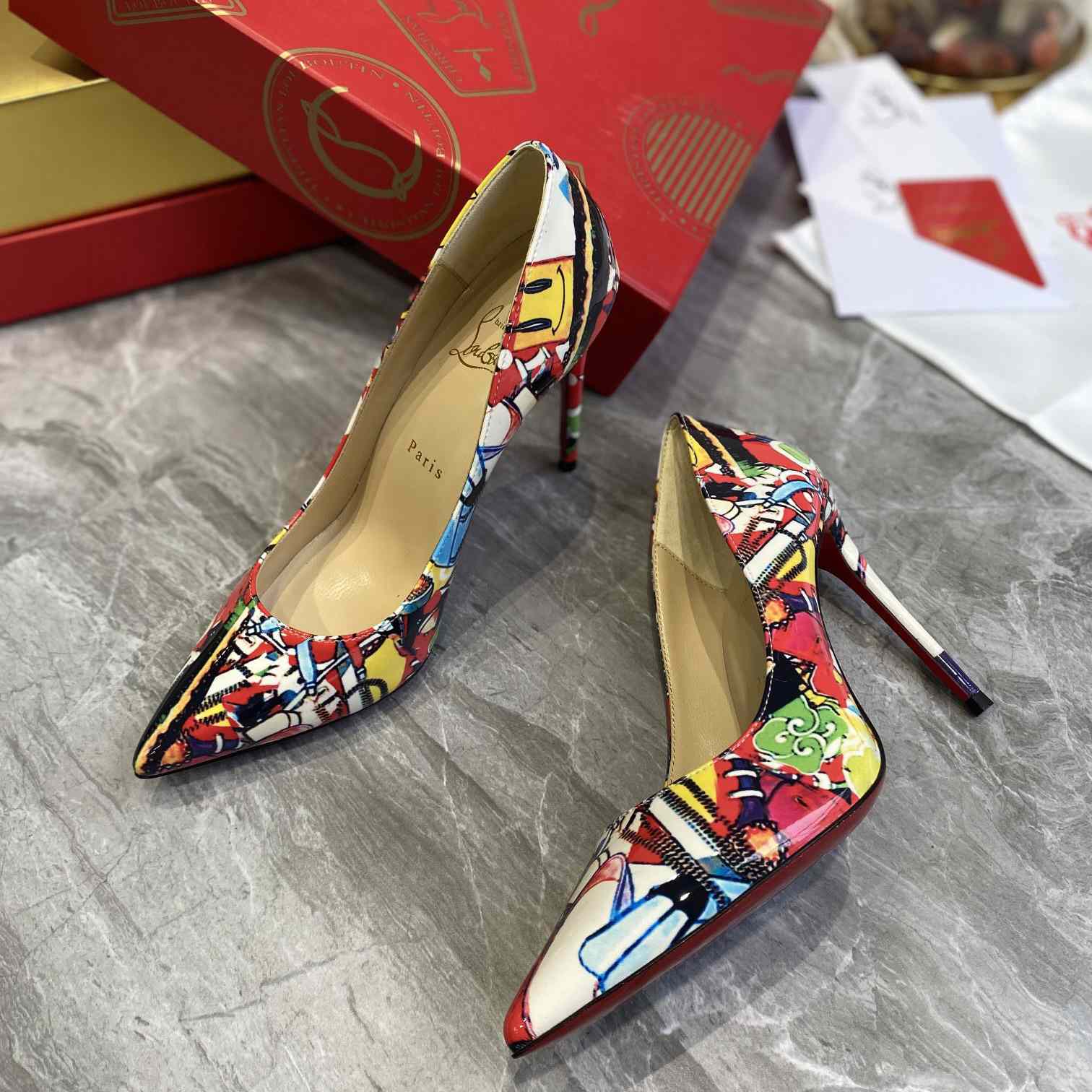 Christian Louboutin Pigalle Follies Print Pumps - DesignerGu